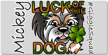 Luck of the Dog XXL Gaming Mousepad