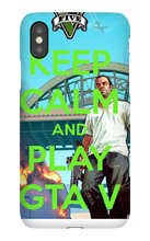 Keep Calm And Play Gta  iPhone Phone Case