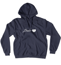 Broken Hearted / white text (unisex)