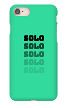 Fading Solo Text iPhone Phone Cases
