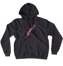 Red Glitch Leaf Hoodie