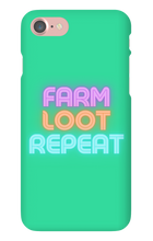 Farm Loot Repeat iPhone Cases