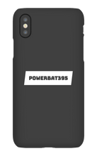 PowerBat395 iPhone Phone Case Black