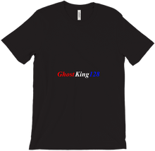 Ghost King 128 red, white, and blue tshirt.