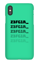 Z3FG1R_ Black Text Iphone Cases