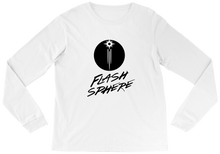 Flash Sphere Black Logo Long Sleeved Tee