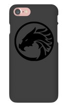 QcDragonz iPhone Phone Cases Black Logo