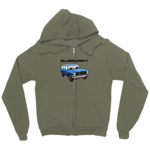 blueburby1 Zip Up Hoodie
