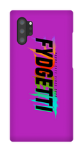 FYDGETTI Black Text Design Samsung Phone Case