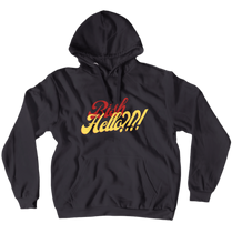 Bish Hello? (Red) Hoodies (No-Zip/Pullover)