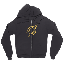Gold Eagle Zip Up Hoodie