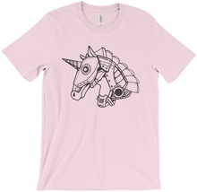 sTeampUnk uNicorn-in Black (T-Shirt)