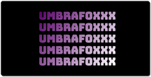 umbrafoxxx XXL Gaming Mousepad