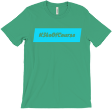 N3koOfCourse Tee (Aqua Text)