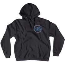Neon Hoodie Dark Blue Logo