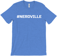 NERDVILLE White Letter Tee