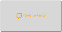 Tappetino Mouse Gaming XXL "Twitch channel Orange"