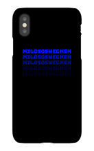 MILOSOSWEGMEN Iphone case (Blue)