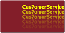 cus7omerservice XXL Gaming Mousepad