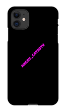 angry_cat20tv iPhone Phone Cases