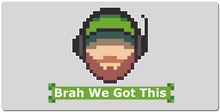 Brahwegotthis 8 Bit XXL Mousepad