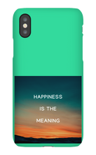 Happiness is the meaning iPhone Cases