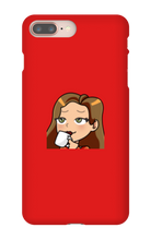 ladymanolo Sips Tea iPhone Phone Cases