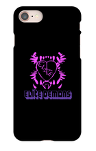 Elite Demons Twitch IPhone Case (Logo And Text)