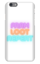 Farm Loot Repeat iPhone Cases