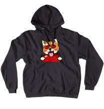 Corgi LOVE Hoodie (No-Zip/Pullover)