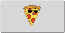 davvo_2006 XXL Gaming Mousepad Pizza