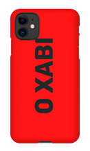 O Xabi iPhone Phone Cases - Logo OXabi Black