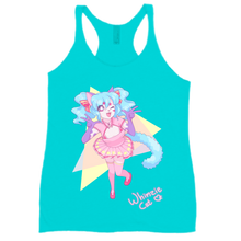 Whimzie fitted razerback tanktop