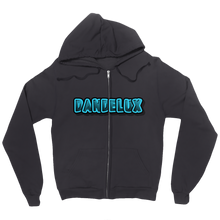 Dandelux Text Zip Up Hoodie