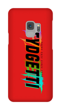 FYDGETTI Black Text Design Samsung Phone Case