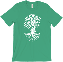 Drykk Tree Logo - White on Dark Shirt