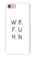 wbfuhn iPhone Case