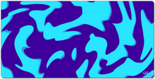 KNG "Purple x Light Blue" XXL Gaming Mousepad