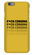 F*ck corona iPhone Case