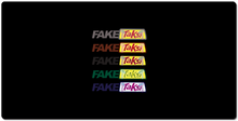 Fake Taksi Kleuren van de Kaart Gaming Mousepad