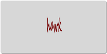 Hawk Text XXL Gaming Mousepad