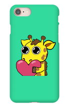lexxlegion heart giraffe iPhone Phone Cases