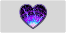 Bolt Heart XXL Gaming Mousepad