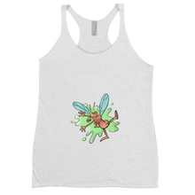 Gnatter splat female tank top, pic on back