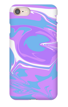 xittlesmousepads iPhone case purple blue