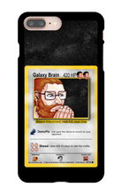 Galaxy Brain Card iPhone Cases