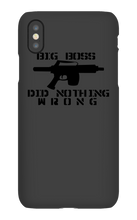 Big Boss Did Nothing Wrong iPhone Phone Case