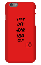 dontforgettotakeoffyourlenscap iPhone Phone Cases