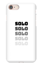 Fading Solo Text iPhone Phone Cases
