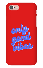 Only good vibes blue iPhone Phone Case